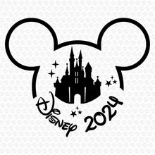 Load image into Gallery viewer, Minnie Mouse Disney Castle Family Trip 2024