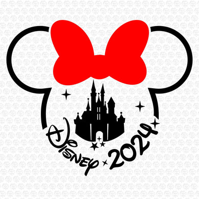Minnie Mouse Disney Castle Family Trip 2024