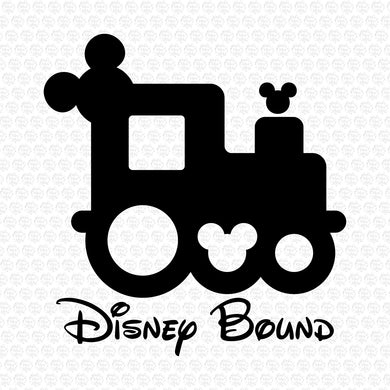 Mickey Mouse Disney Bound Train Svg