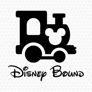 Mickey Mouse Disney Bound Train Svg