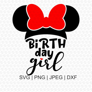 Birthday Girl Minnie Mouse