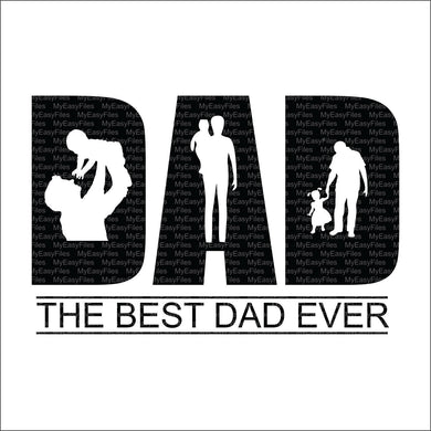 Best Dad Ever SVG
