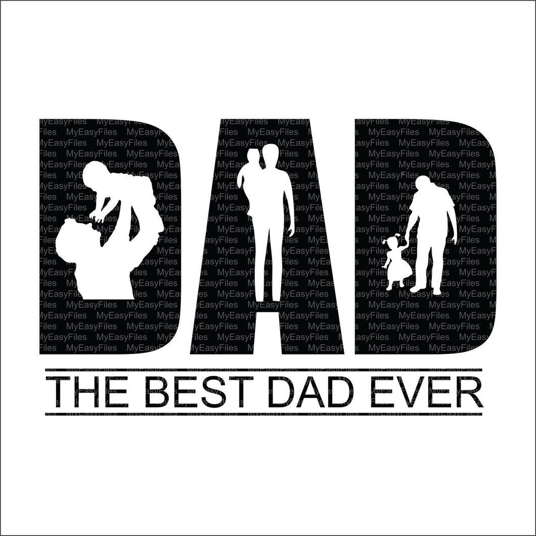 Best Dad Ever SVG