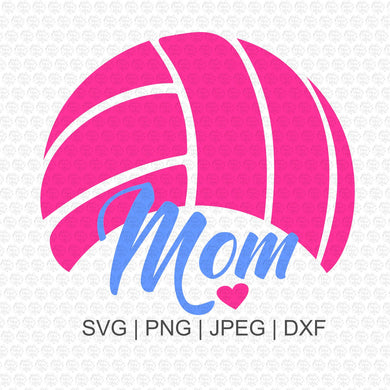 Volleyball Mom Svg