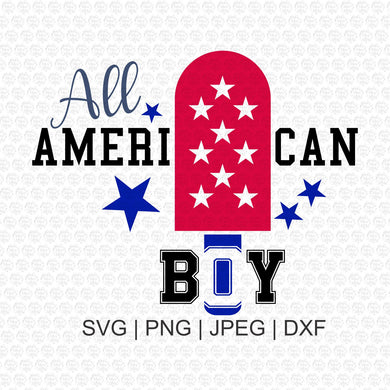 All American Boy SVG