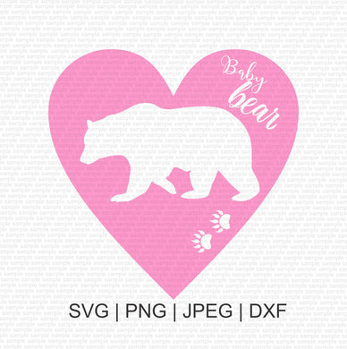 Bear Heart SVG