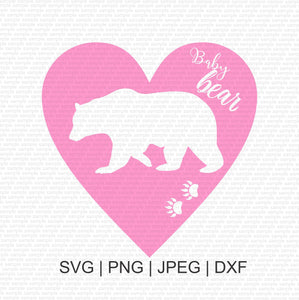 Bear Heart SVG