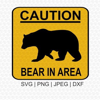 Bear in Area SVG