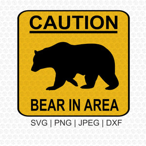 Bear in Area SVG