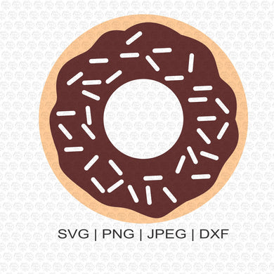 Chocolate Donut SVG