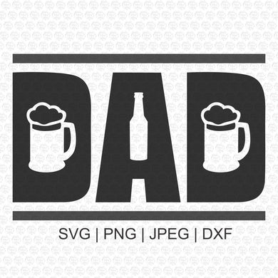 Dad Beer SVG