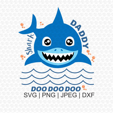 Daddy Shark SVG