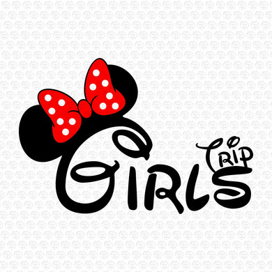 Minnie Mouse Girls Trip SVG