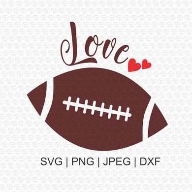 Football Love SVG
