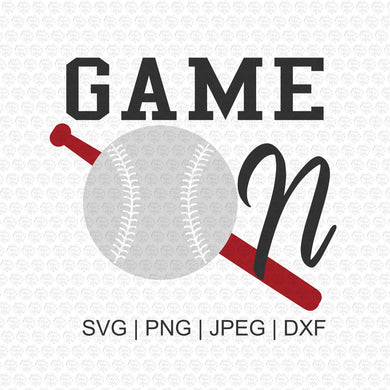 Game On Baseball SVG
