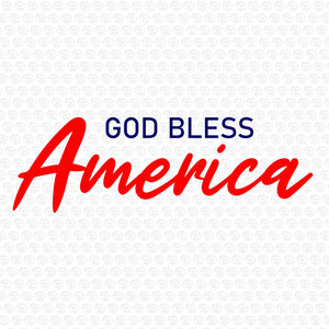 God Bless America SVG