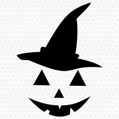 Halloween Hat and Face SVG