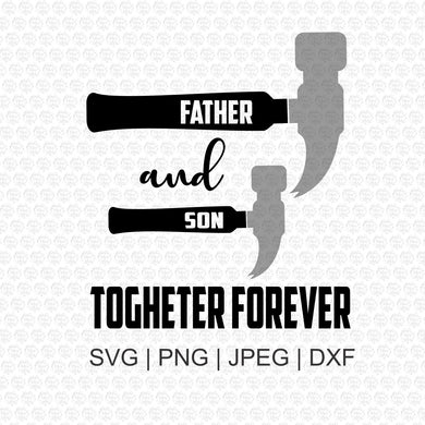 Hammer Father and Son SVG