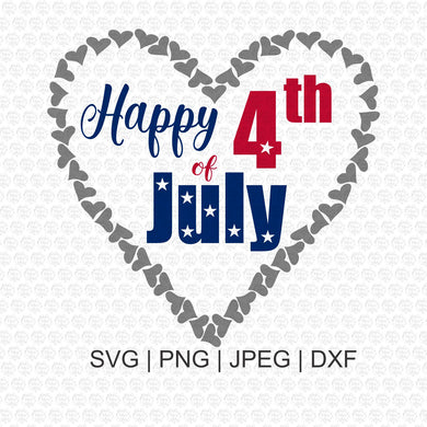 Happy 4th of July SVG