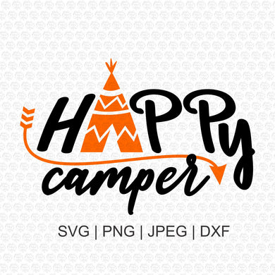Happy Camper SVG