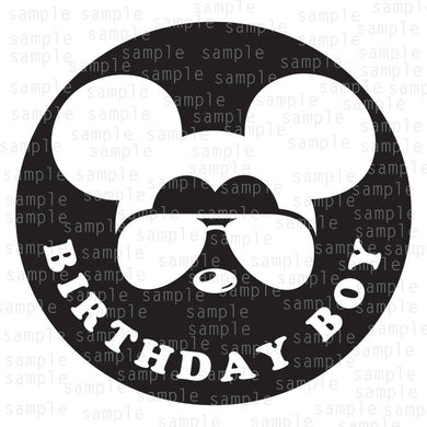 Mickey Sunglasses Birthday Boy