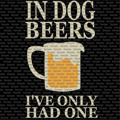 Dog beers SVG
