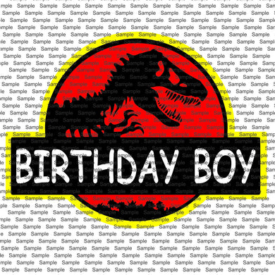 Jurassic Birthday Boy