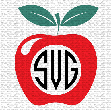 Apple Monogram SVG