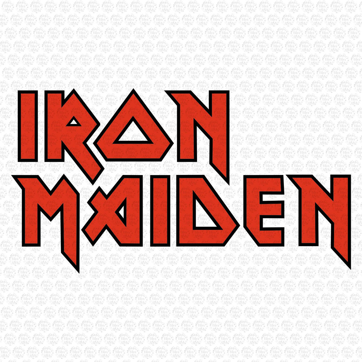 Iron Maiden Logo Svg, Iron Maiden Svg, Metal Music Band Svg, Iron ...