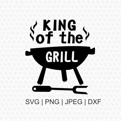 King of the Grill SVG