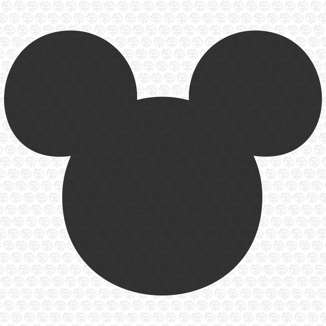 Mickey Mouse Head Disney Svg