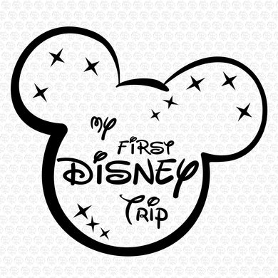 Mickey Mouse My First Disney Trip SVG