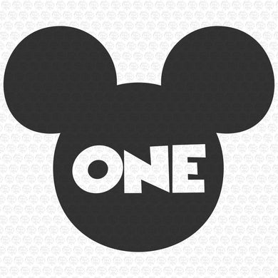 One Mickey Mouse Svg