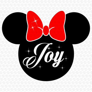 Minnie Mouse Bow Joy Svg