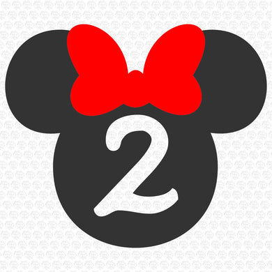 Two Minnie Mouse Svg