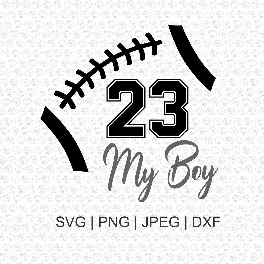 My Boy Football SVG