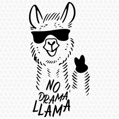 No Drama Llama SVG