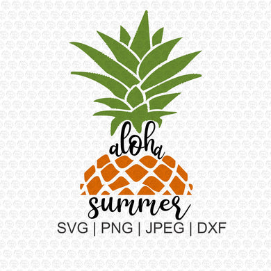 Pineapple Aloha Summer SVG