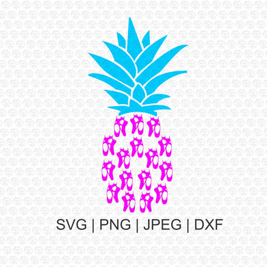 Pineapple Ballet Shoes SVG