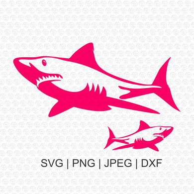 White Shark SVG