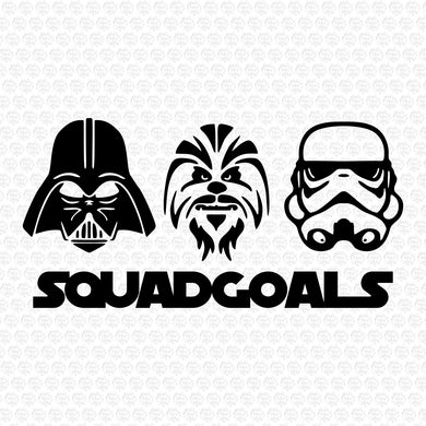 Star Wars Squad Gols Svg