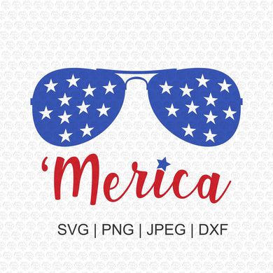 Sunglasses Merica SVG
