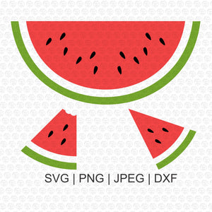Watermelon Slice SVG